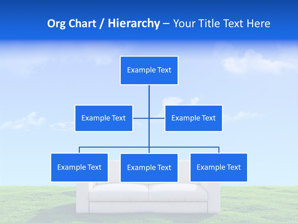 Sky Fluffy Saturated PowerPoint Template