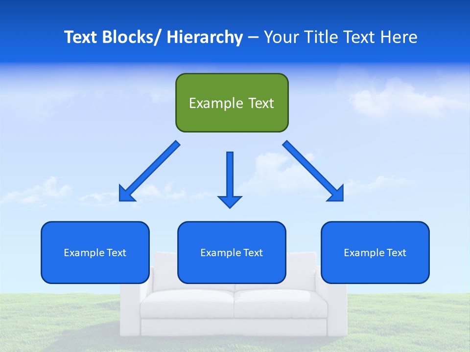 Sky Fluffy Saturated PowerPoint Template