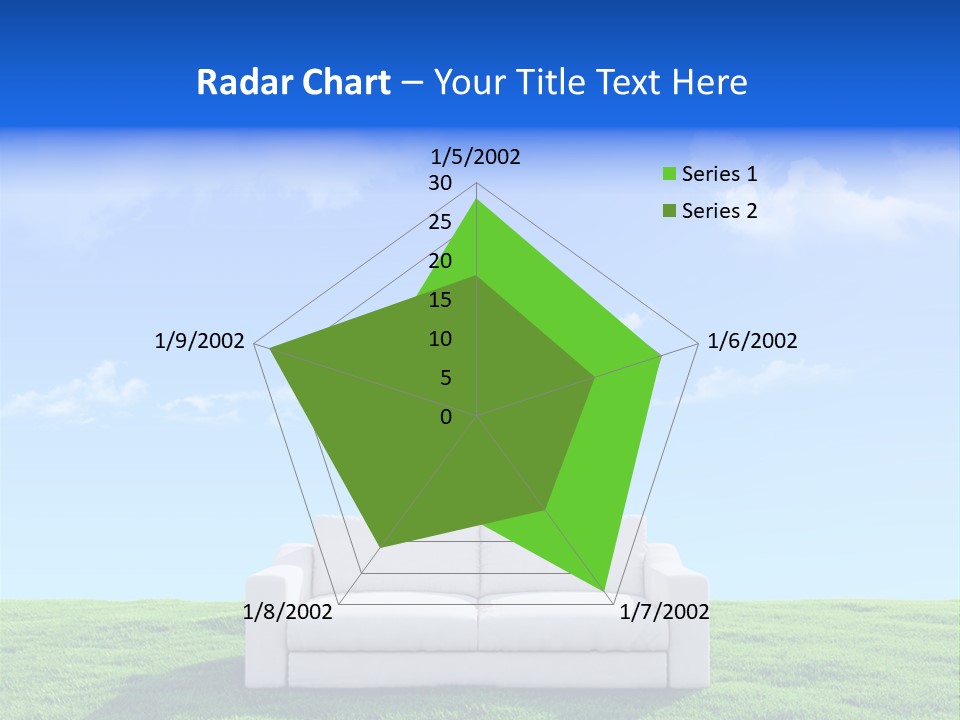 Sky Fluffy Saturated PowerPoint Template
