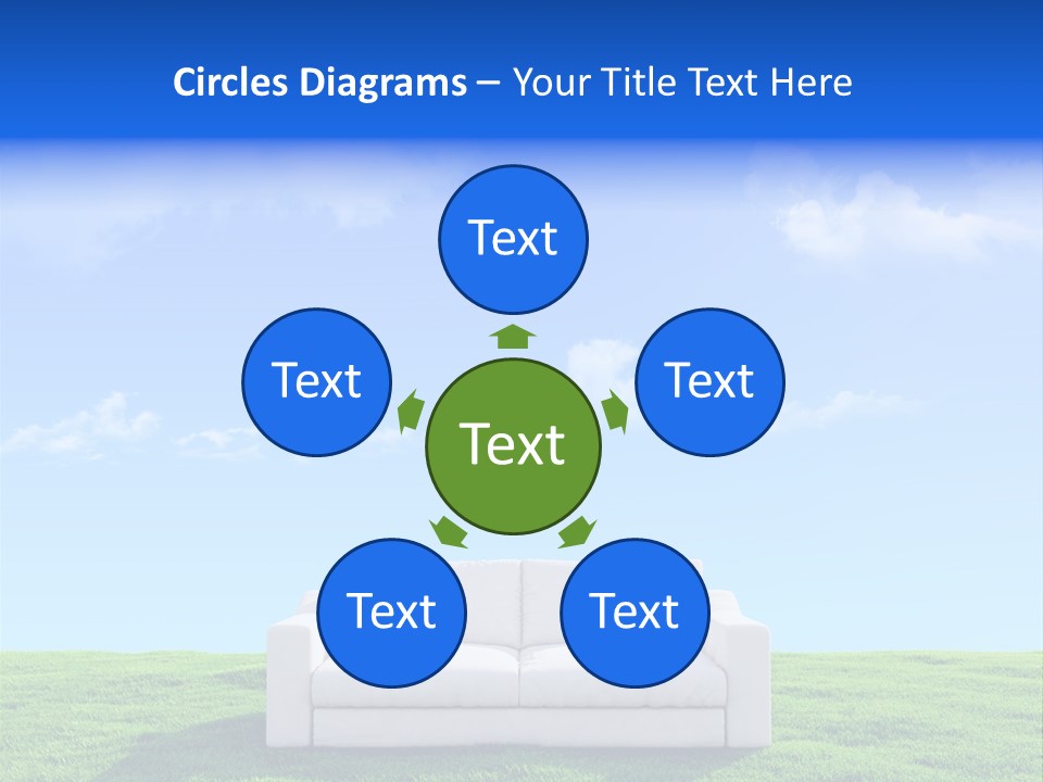 Sky Fluffy Saturated PowerPoint Template