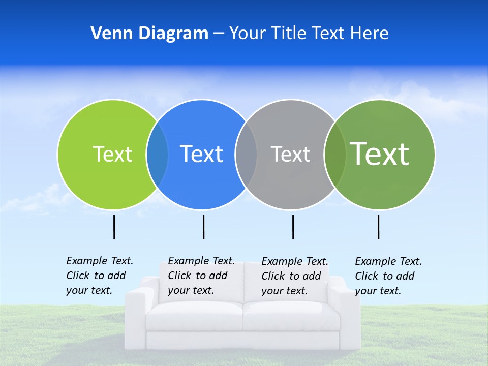 Sky Fluffy Saturated PowerPoint Template
