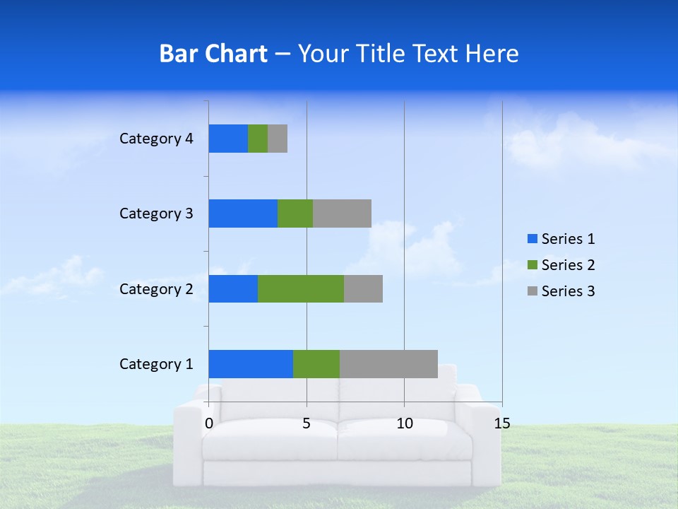 Sky Fluffy Saturated PowerPoint Template