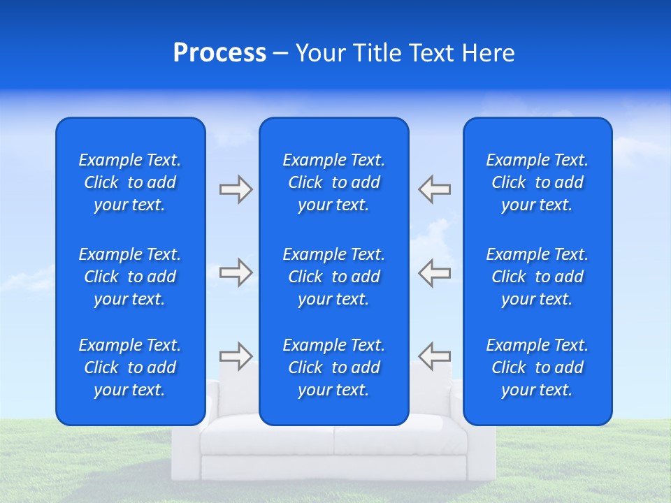Sky Fluffy Saturated PowerPoint Template