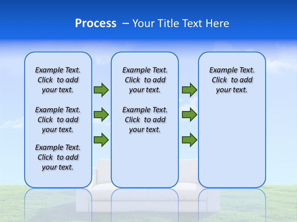 Sky Fluffy Saturated PowerPoint Template