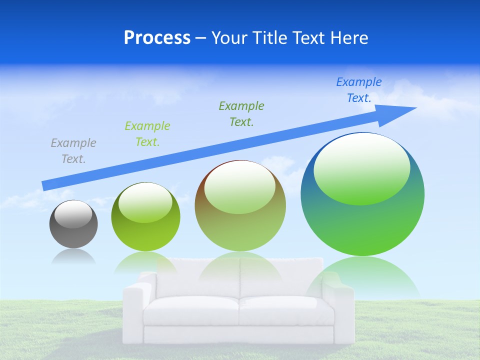 Sky Fluffy Saturated PowerPoint Template