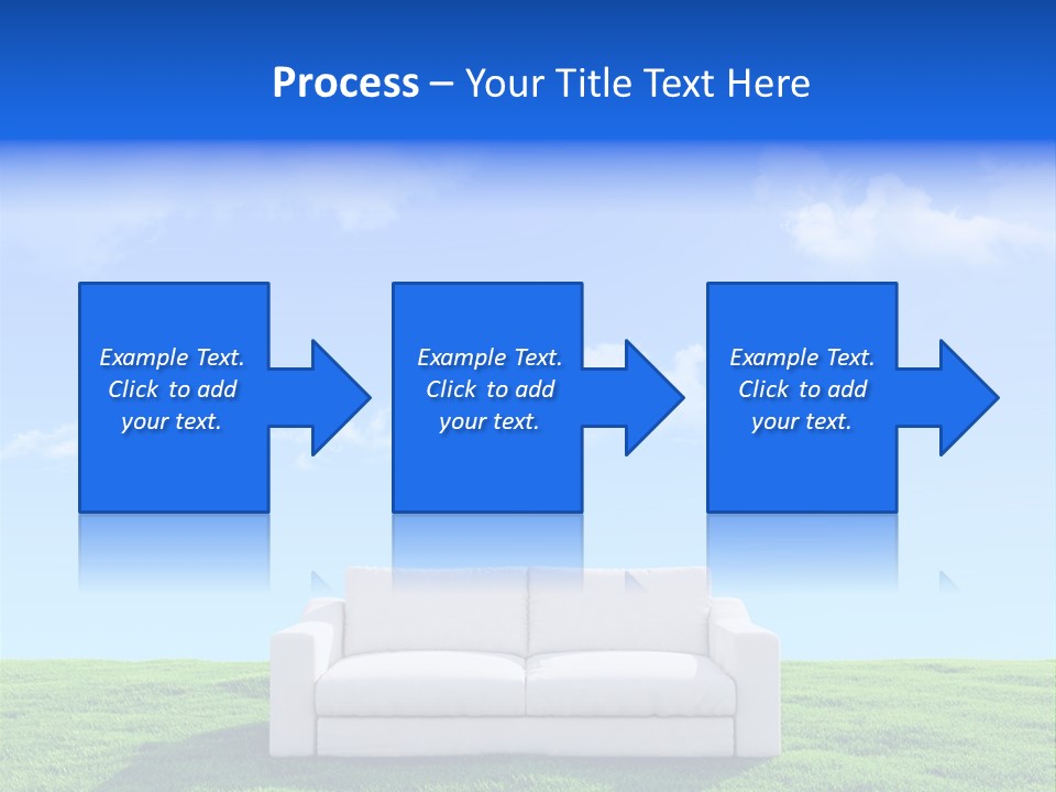 Sky Fluffy Saturated PowerPoint Template