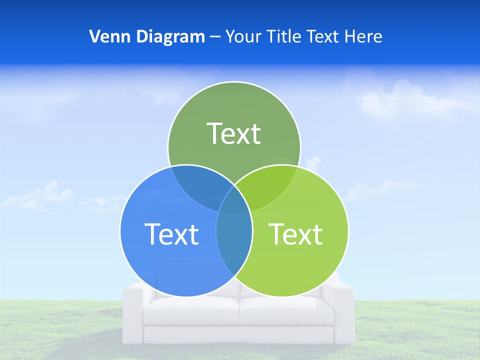 Sky Fluffy Saturated PowerPoint Template