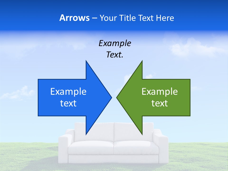 Sky Fluffy Saturated PowerPoint Template