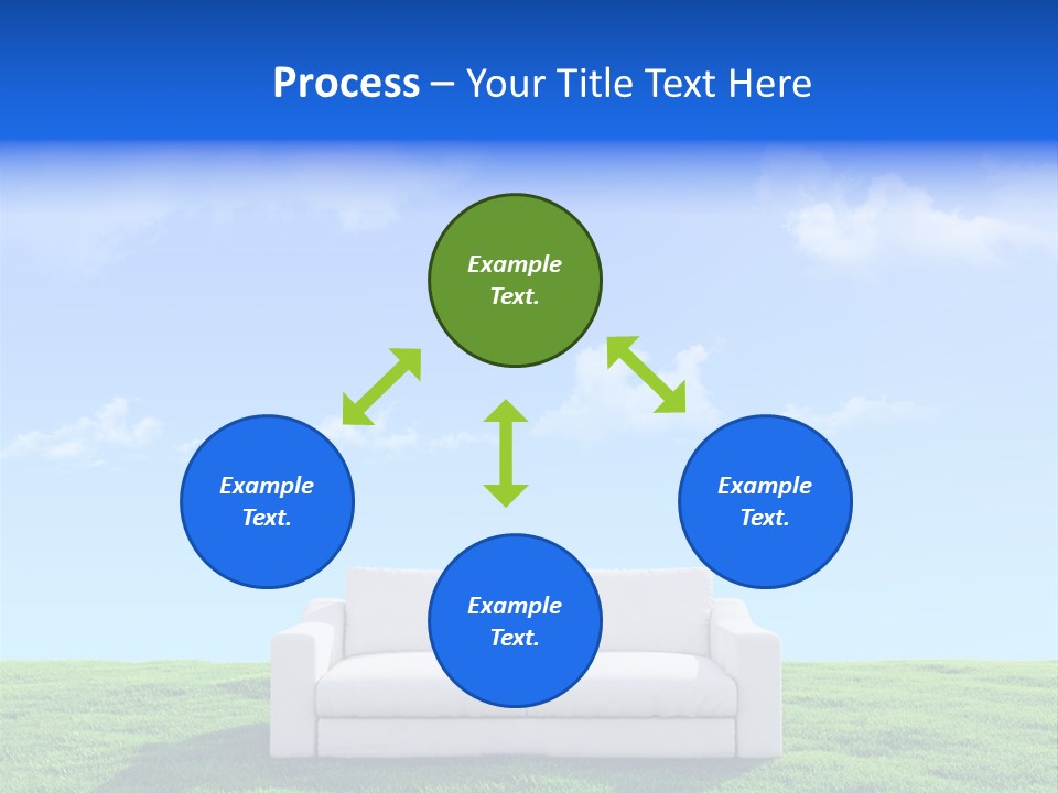 Sky Fluffy Saturated PowerPoint Template