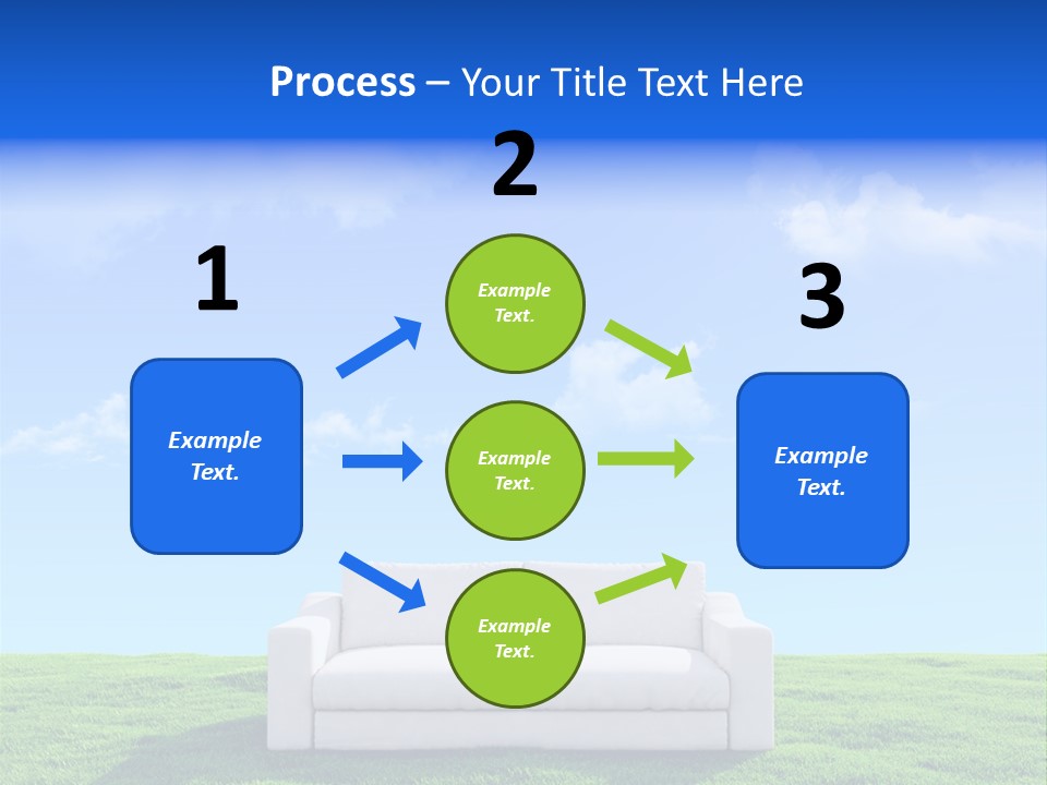 Sky Fluffy Saturated PowerPoint Template