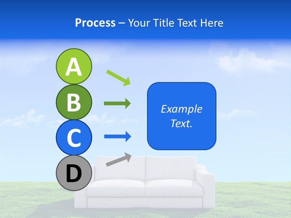 Sky Fluffy Saturated PowerPoint Template