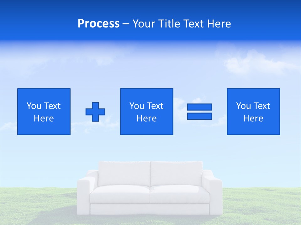 Sky Fluffy Saturated PowerPoint Template