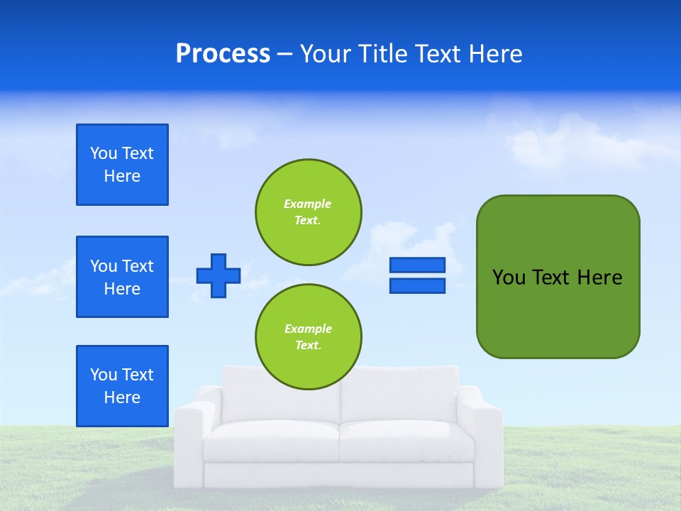 Sky Fluffy Saturated PowerPoint Template