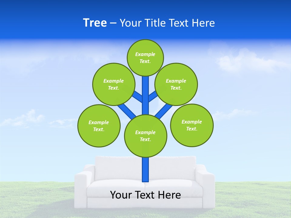 Sky Fluffy Saturated PowerPoint Template
