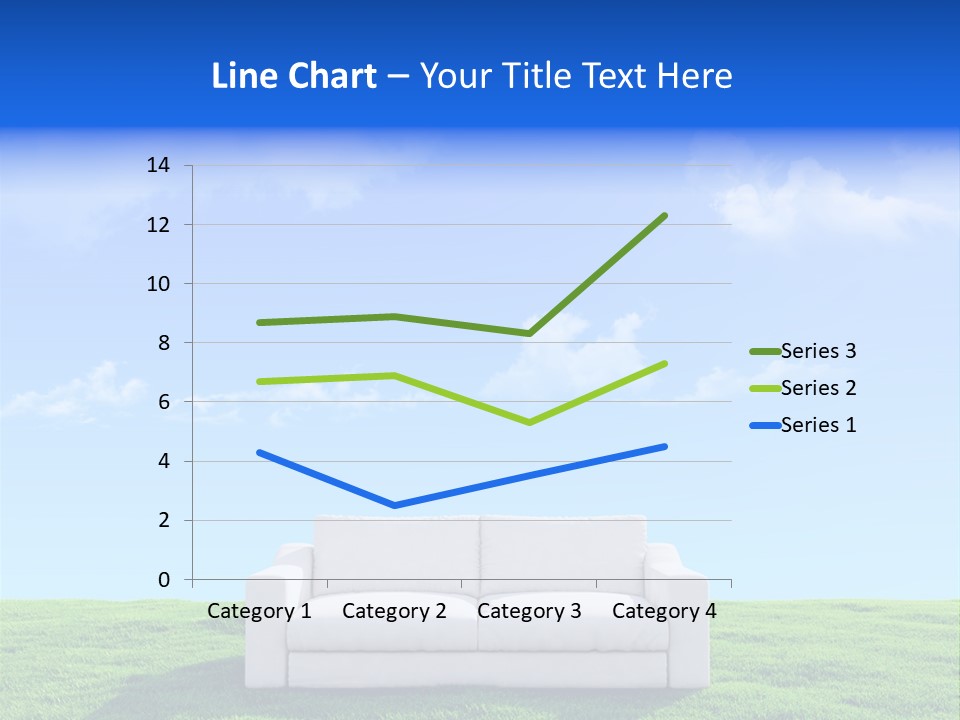 Sky Fluffy Saturated PowerPoint Template