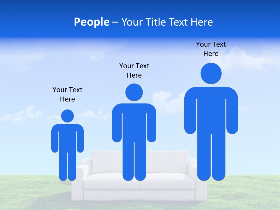 Sky Fluffy Saturated PowerPoint Template