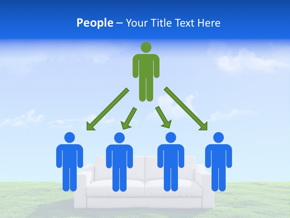 Sky Fluffy Saturated PowerPoint Template