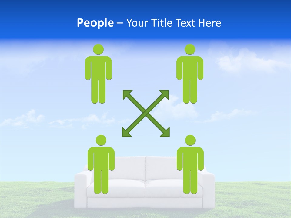 Sky Fluffy Saturated PowerPoint Template