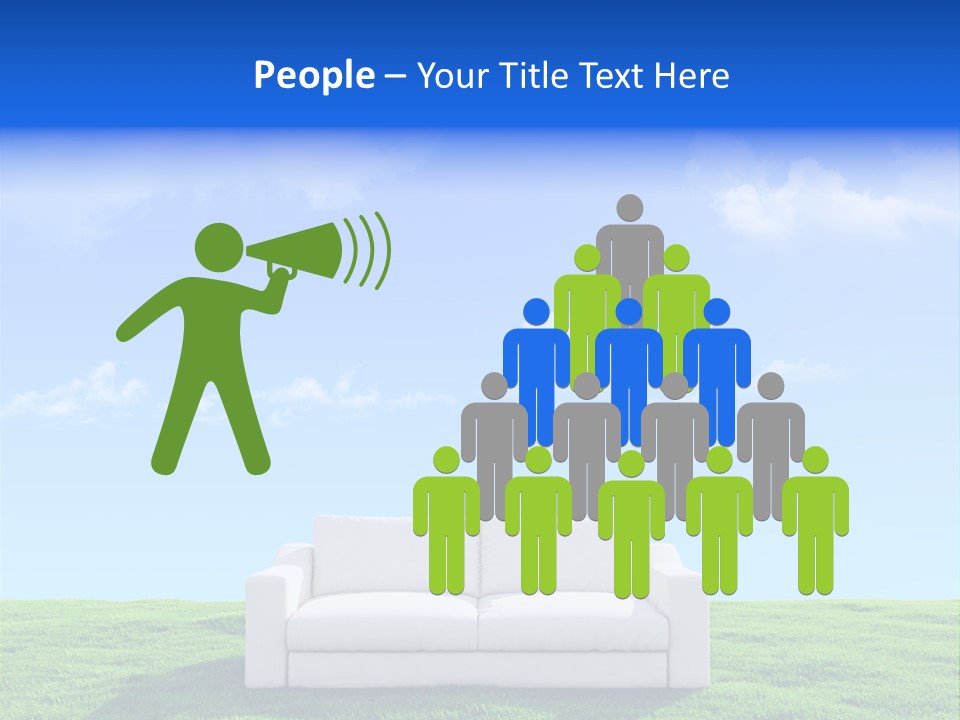 Sky Fluffy Saturated PowerPoint Template