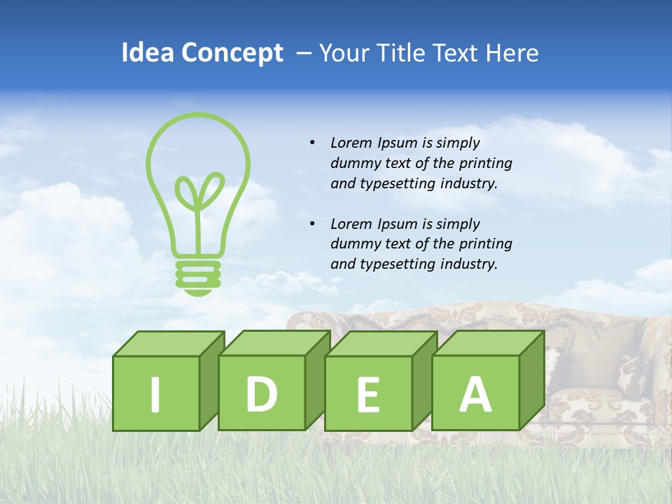 Eco Field Grow PowerPoint Template