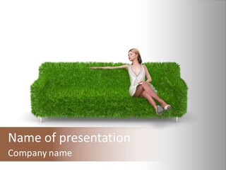 Beauty Pure White PowerPoint Template