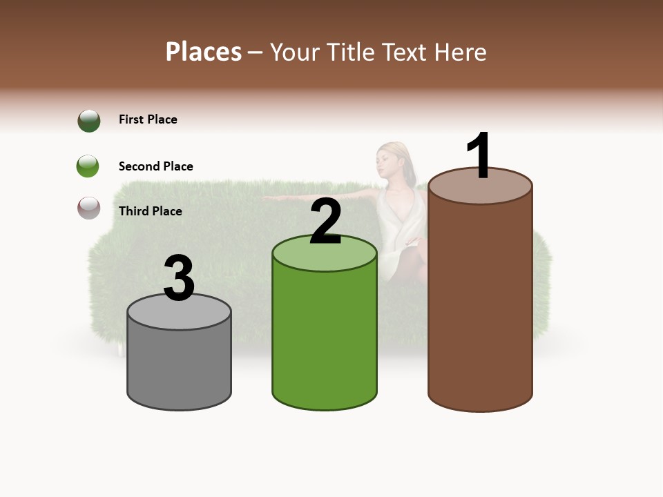 Beauty Pure White PowerPoint Template