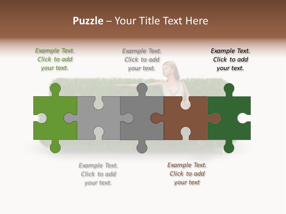 Beauty Pure White PowerPoint Template