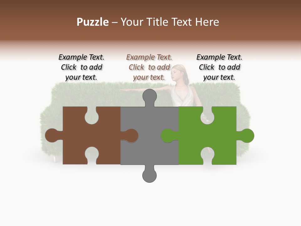 Beauty Pure White PowerPoint Template