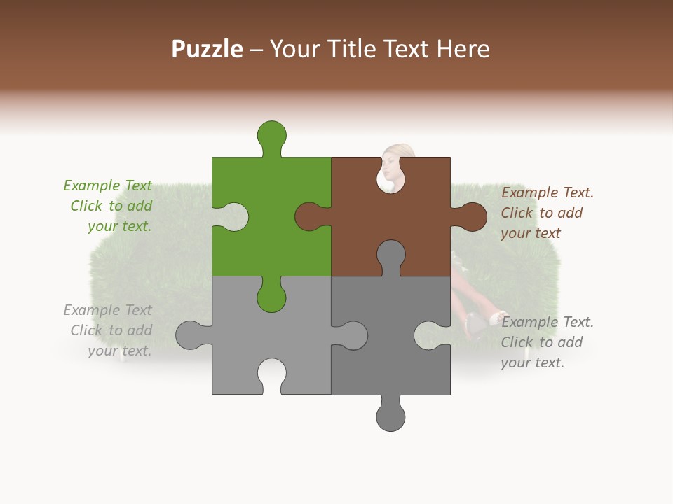 Beauty Pure White PowerPoint Template