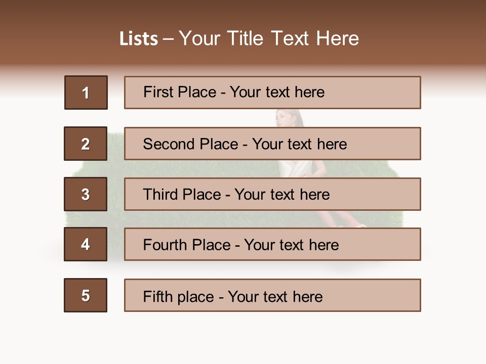 Beauty Pure White PowerPoint Template