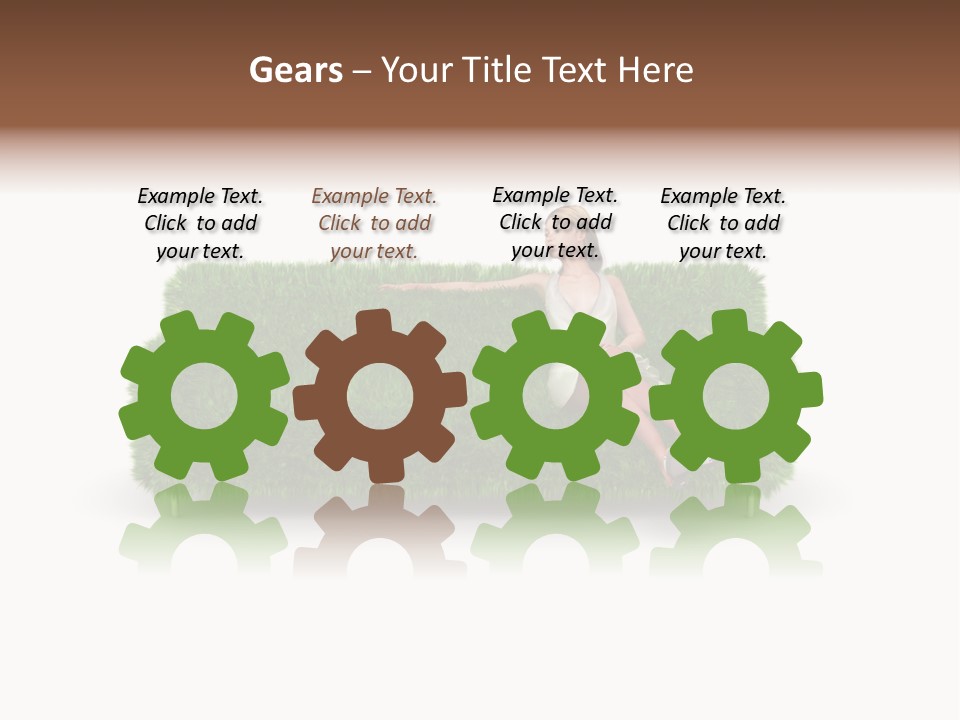 Beauty Pure White PowerPoint Template