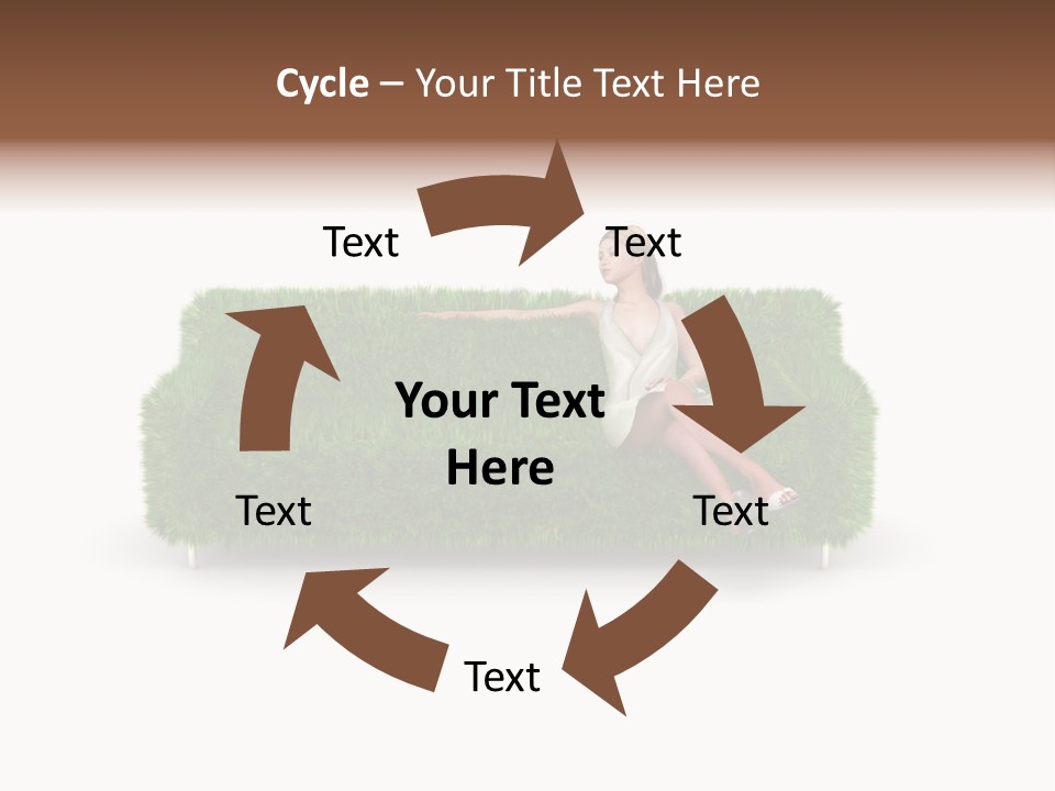 Beauty Pure White PowerPoint Template