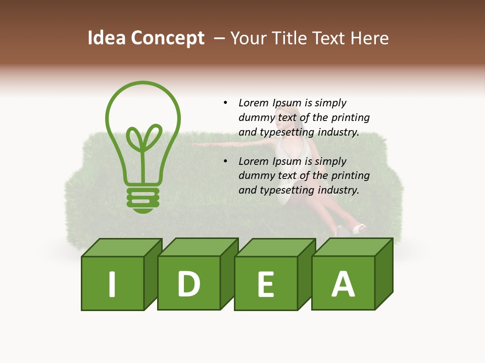 Beauty Pure White PowerPoint Template