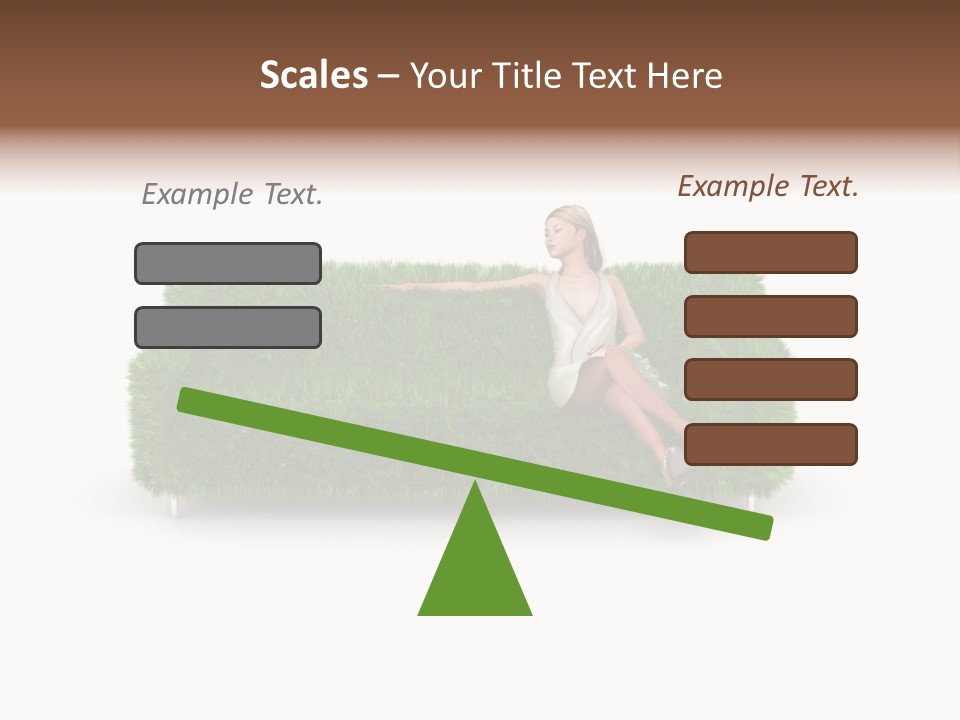 Beauty Pure White PowerPoint Template