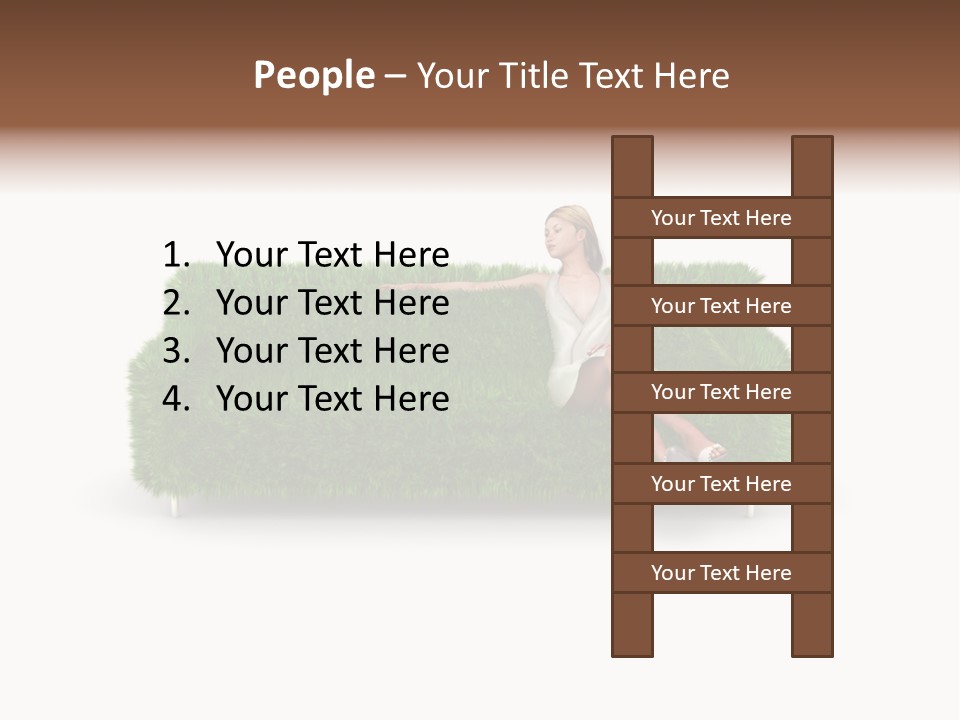 Beauty Pure White PowerPoint Template