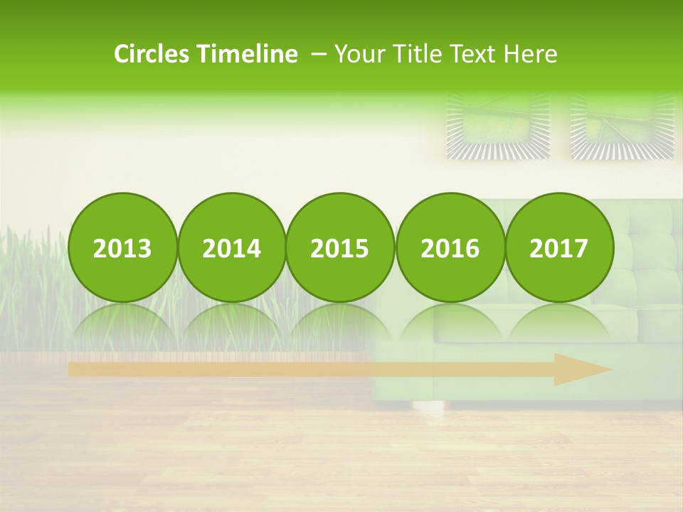 Furniture Frame Living PowerPoint Template