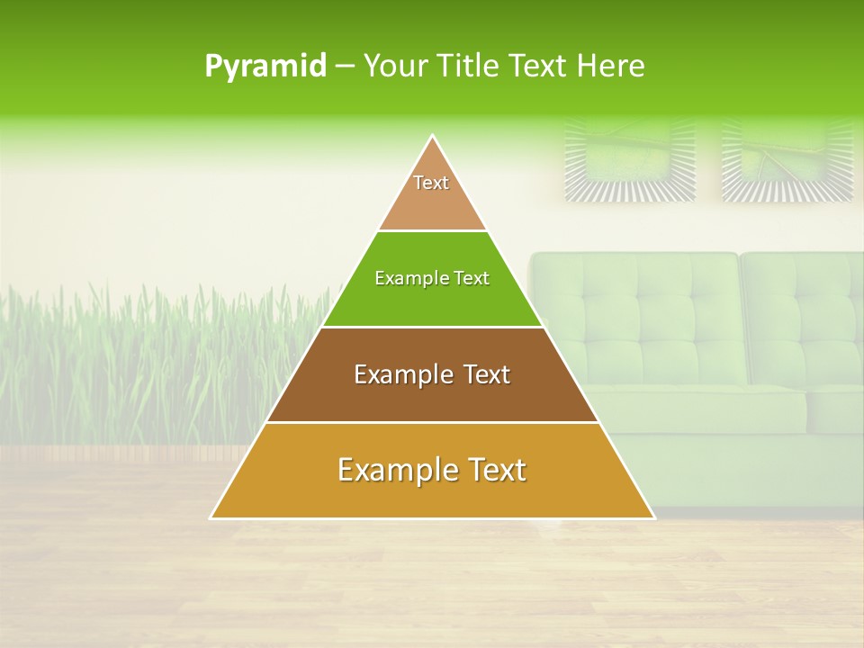 Furniture Frame Living PowerPoint Template