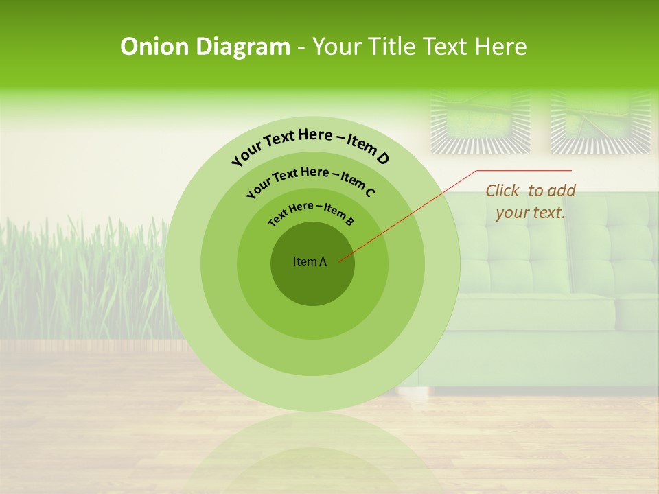 Furniture Frame Living PowerPoint Template