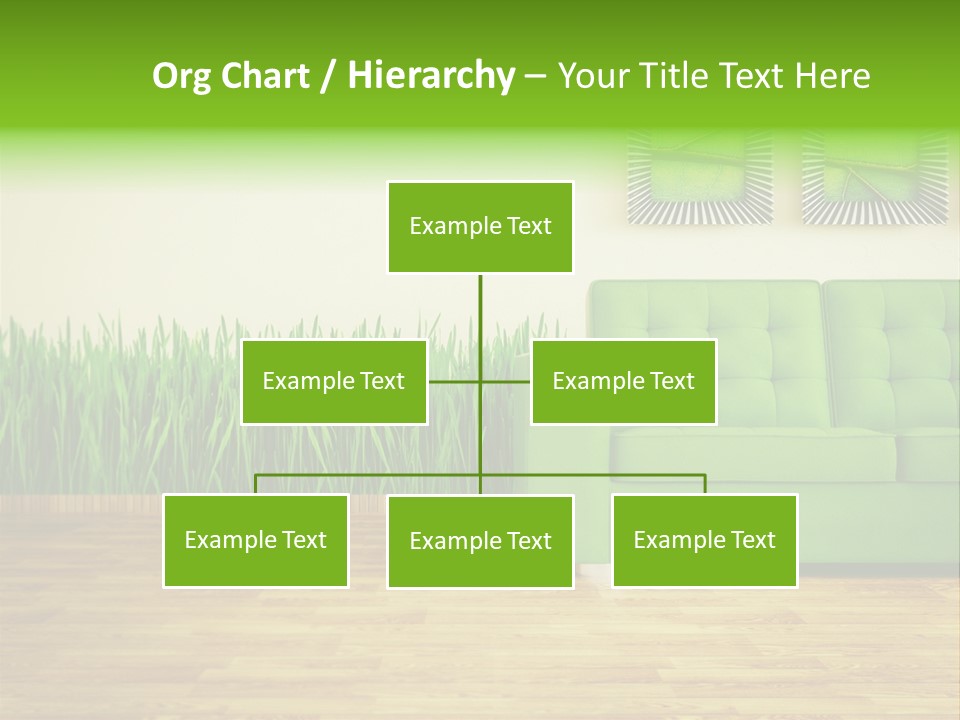Furniture Frame Living PowerPoint Template