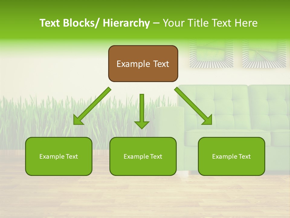 Furniture Frame Living PowerPoint Template