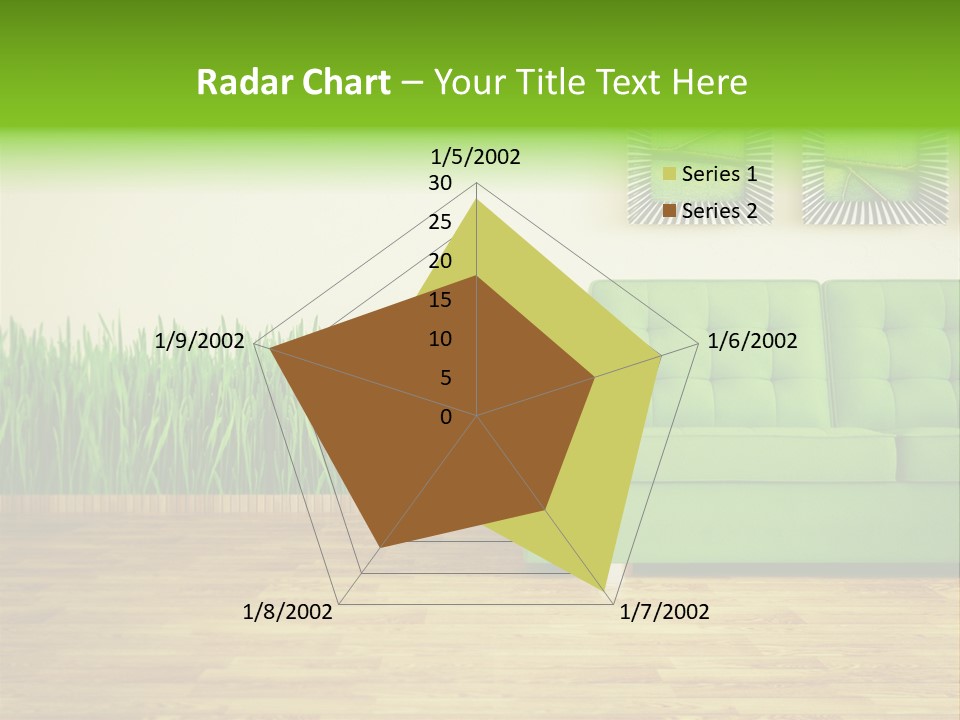 Furniture Frame Living PowerPoint Template