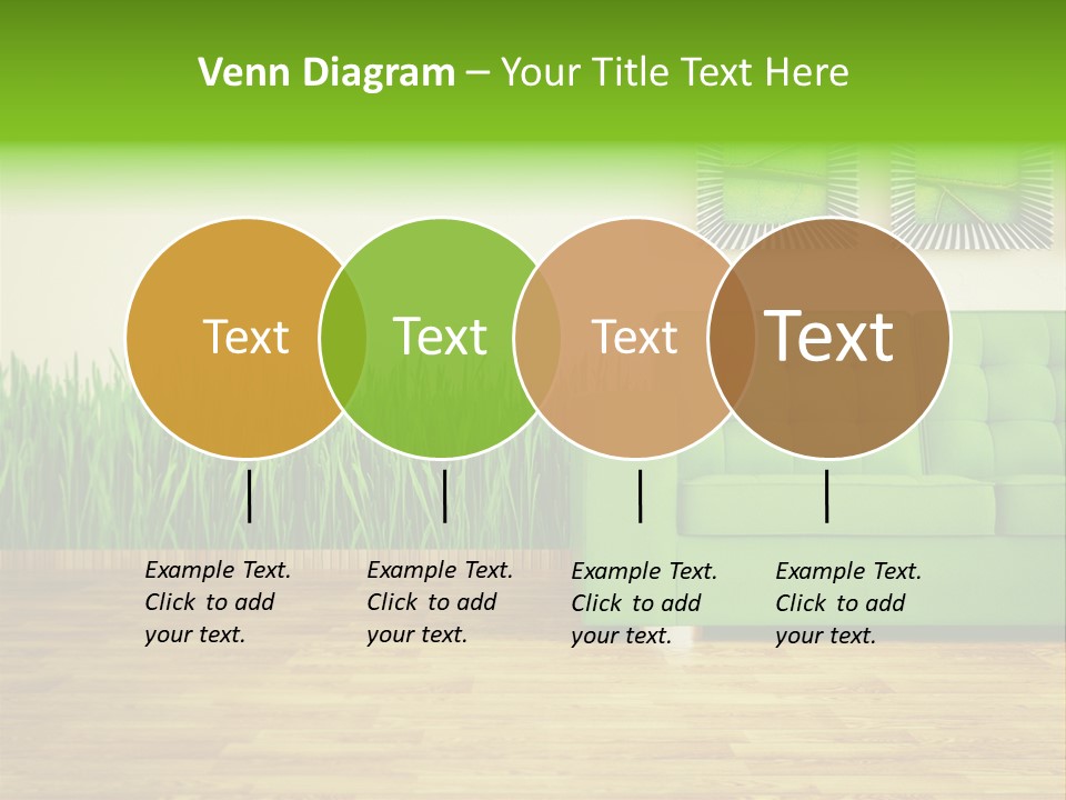 Furniture Frame Living PowerPoint Template