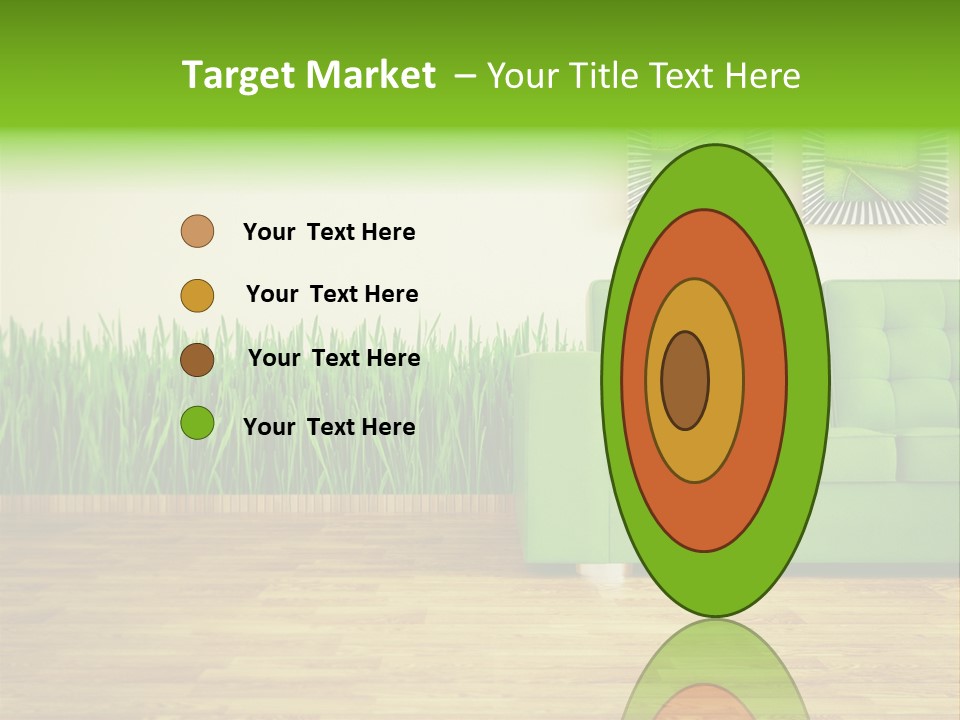 Furniture Frame Living PowerPoint Template