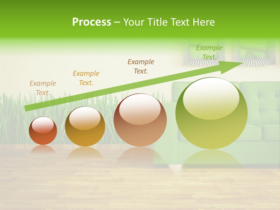 Furniture Frame Living PowerPoint Template