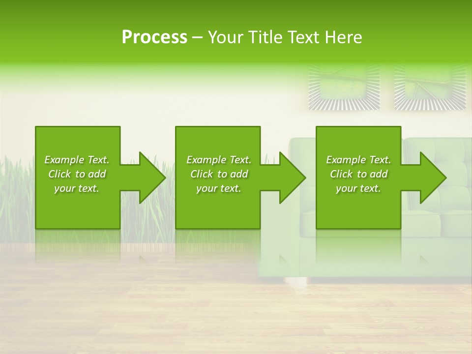 Furniture Frame Living PowerPoint Template
