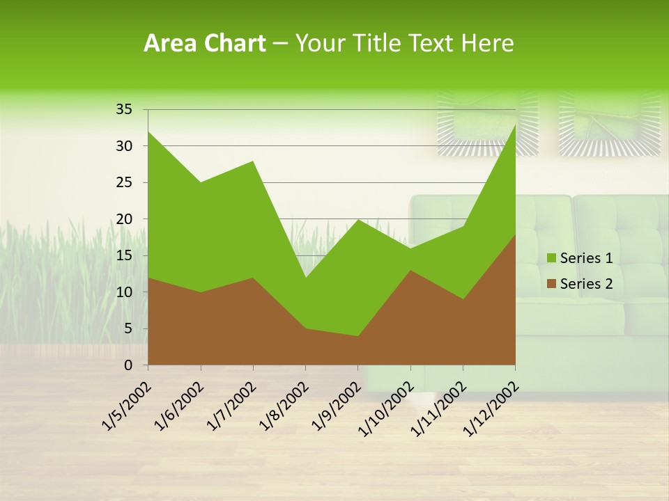 Furniture Frame Living PowerPoint Template