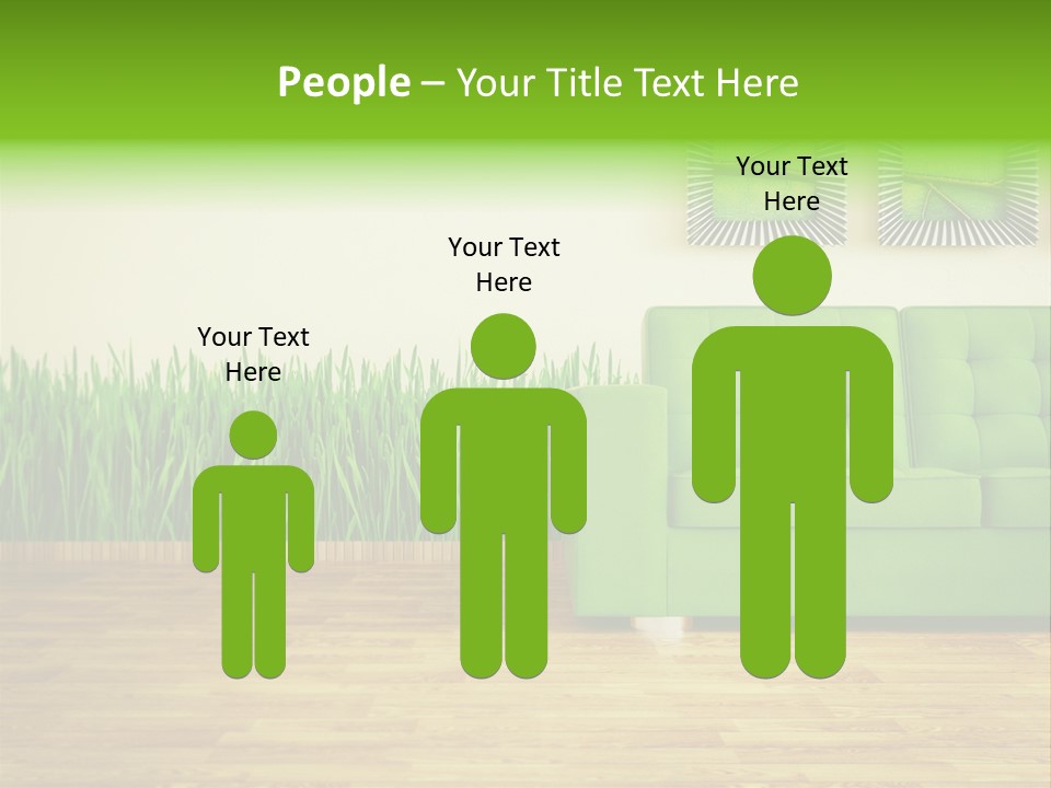 Furniture Frame Living PowerPoint Template