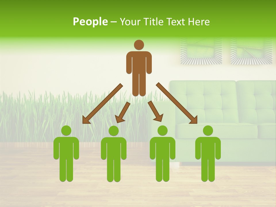 Furniture Frame Living PowerPoint Template