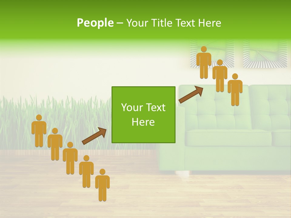 Furniture Frame Living PowerPoint Template