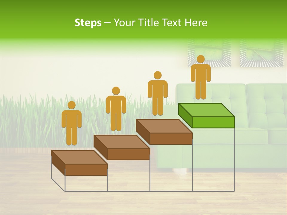 Furniture Frame Living PowerPoint Template